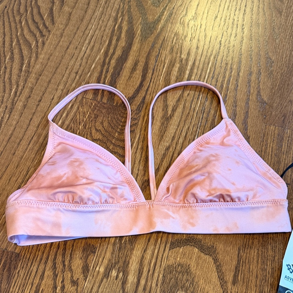 Billabong A/Div banded triangle swim bikini top Size 8 NWT